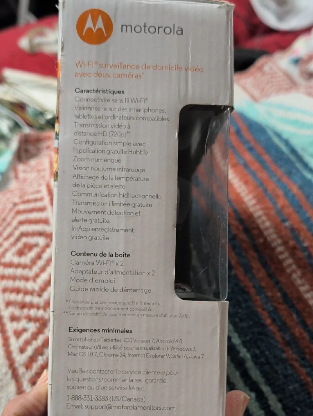 Motorola Black Dual Wi‑Fi Home Video Monitoring Cameras